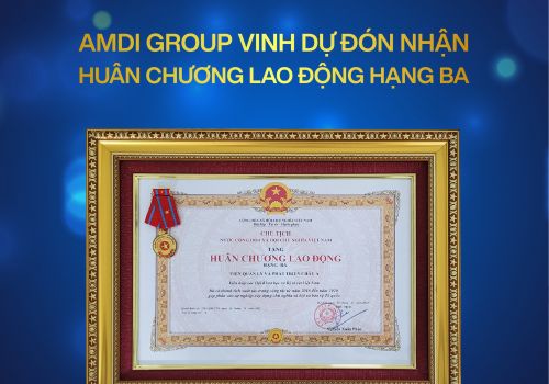 AMDI GROUP HONOR TO RECEIVE THE THIRD LABOR CHAPTER