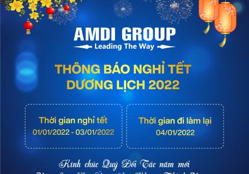 AMDI GROUP Announces New Year Holiday Schedule 2022